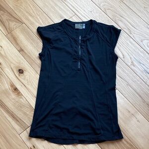 Athleta Black Short Sleeve Tee
